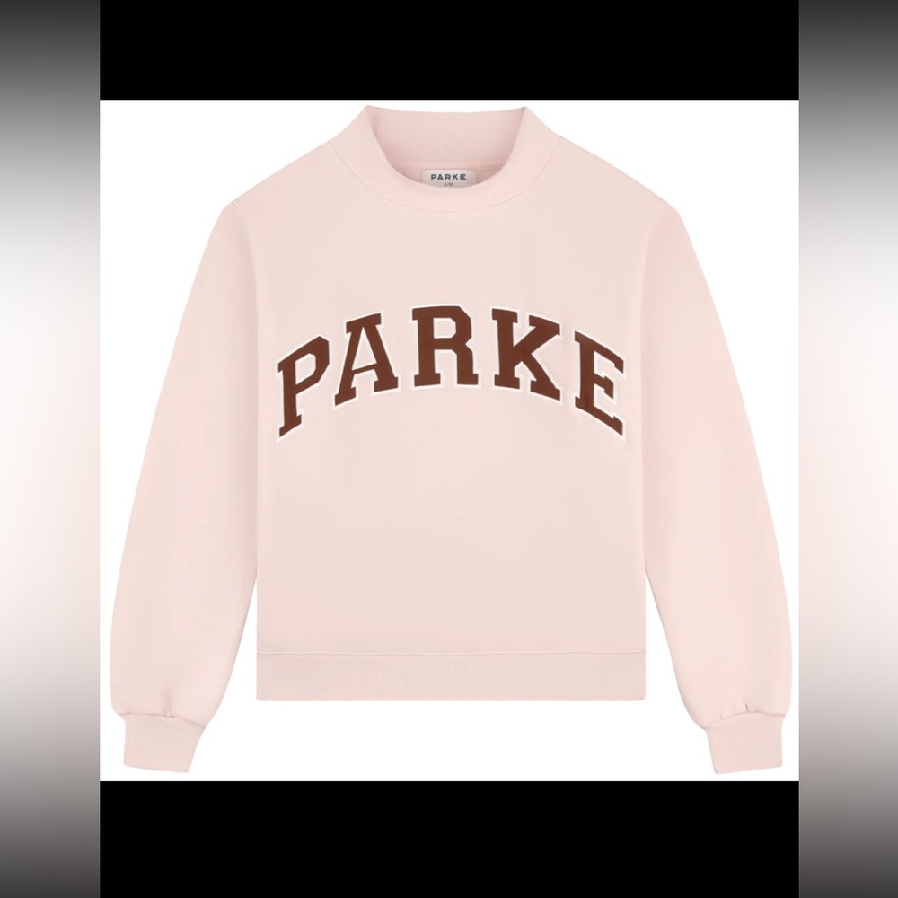 PARKE Women's Pink Crewneck Sweatshirt